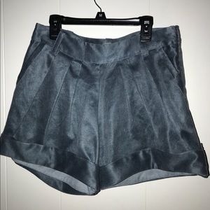 Anthropologie Eva Franco faux suede shorts